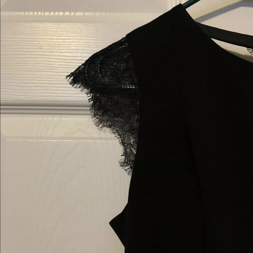 BCBG Generation‎ Black Lace Inset Cocktail Dress 4 - Picture 2 of 5